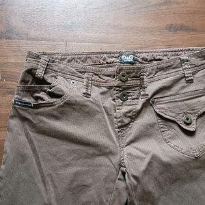 D&G Brown Casual Pants